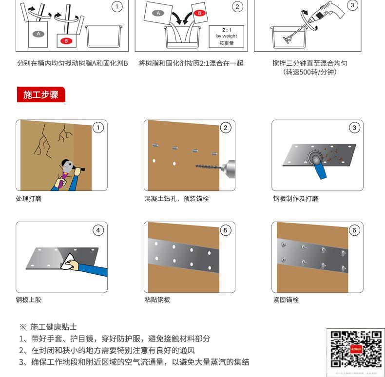 包钢米林粘钢加固施工过程